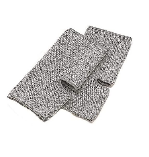 画像2: 【ネコポス】EM-X 備長炭 のびのびサポーター 足首用（２枚組）伸縮性 伸びる  暖か  薄手　遠赤外線 特殊素材 消臭 男女兼用 ユニセックス　(日時指定不可・代引き不可） (2)