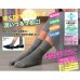 画像2: 【ネコポス】しっとりヒールソックス（タック柄） 靴下 かかとつるつる 遠赤効果 抗菌効果 防臭効果 防カビ効果 (日時指定不可・代引き不可）    (2)