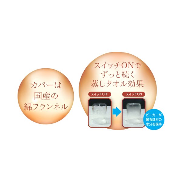 画像9: フィットアンポＦA-1 タイマーなし 丸央産業 遠赤放射 セラミックシート 湿熱器 湿熱パック 温熱 湿性温アンポ 温熱器 (9)